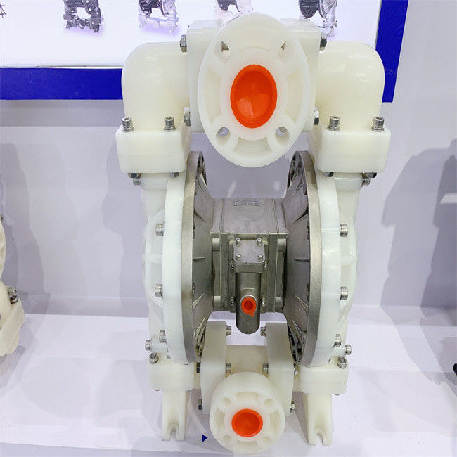 12m3/H 流量 50m 頭 空気操作用弁ポンプ 化学薬品用プラスチック